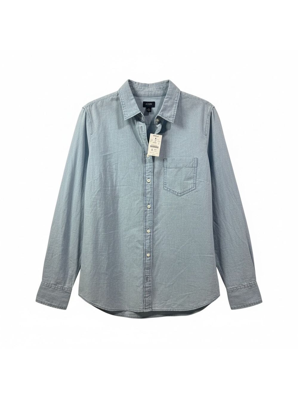 J Crew Light Blue Casual Shirt Women's Medium